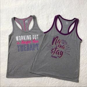 🔥Athletic Works Bundle of 2 Tank Tops XS